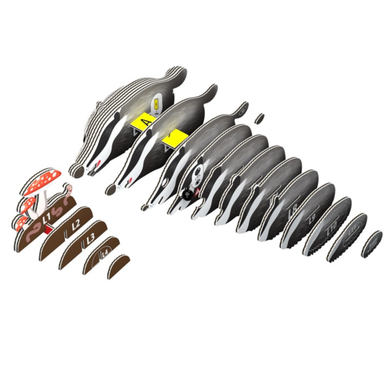 PUZZLE 3D BADGER 094 EUGY