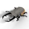 PUZZLE 3D STAG BEETLE 114 EUGY