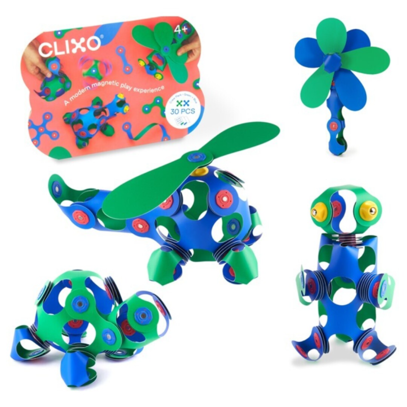 CREW PACK 30 PZAS. VERDE/AZUL CLIXO
