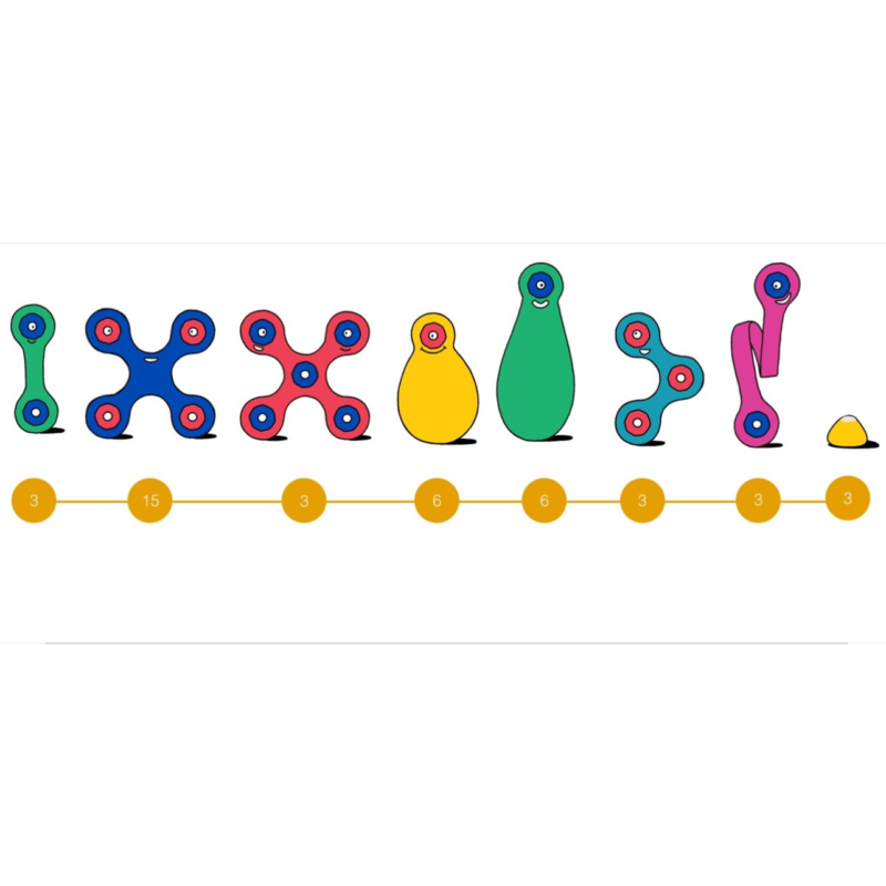 RAINBOW PACK 42 PZAS. CLIXO