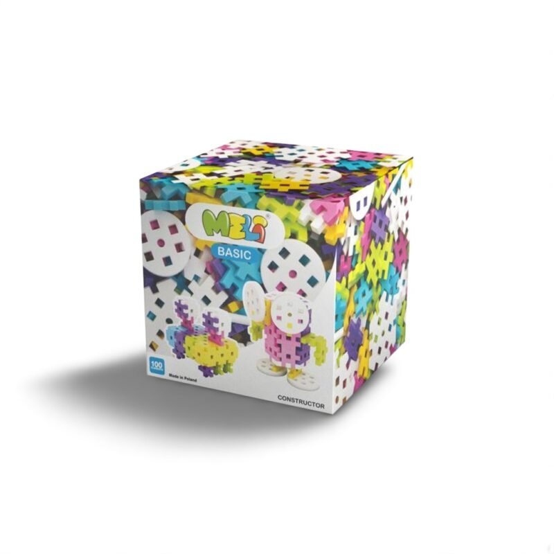 MELI BASIC PASTEL CONSTRUCTOR 100 PZAS.