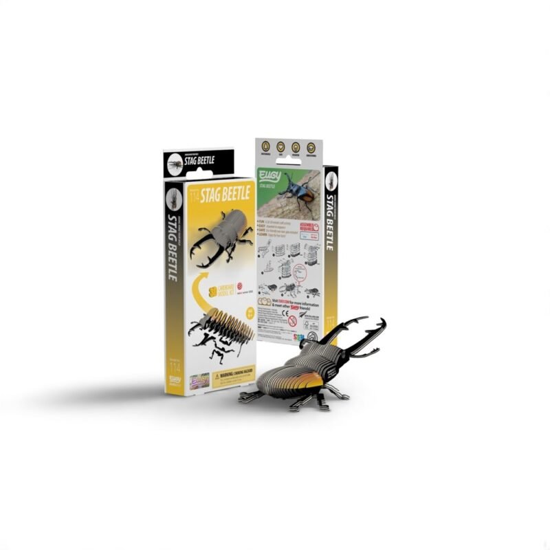 PUZZLE 3D STAG BEETLE 114 EUGY