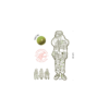 FIGURAS PARA COLOREAR BOWIE & SUS AMIGAS DJECO