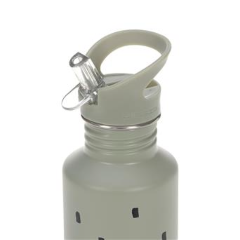 BOTELLA ACERO 500 ML HAPPY PRINTS LIGHT OLIVE