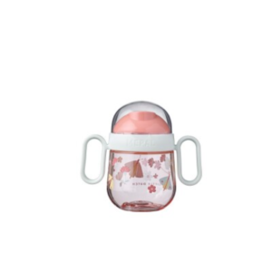 VASO ANTIDERRAME FLORES Y MARIPOSAS