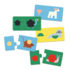 PUZZLE DUO FORMAS Y ANIMALES DJECO
