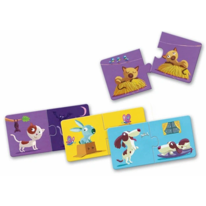 PUZZLE DUO CONTRARIOS DJECO