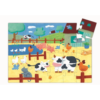 PUZZLE SILUETA LAS VACAS DJECO