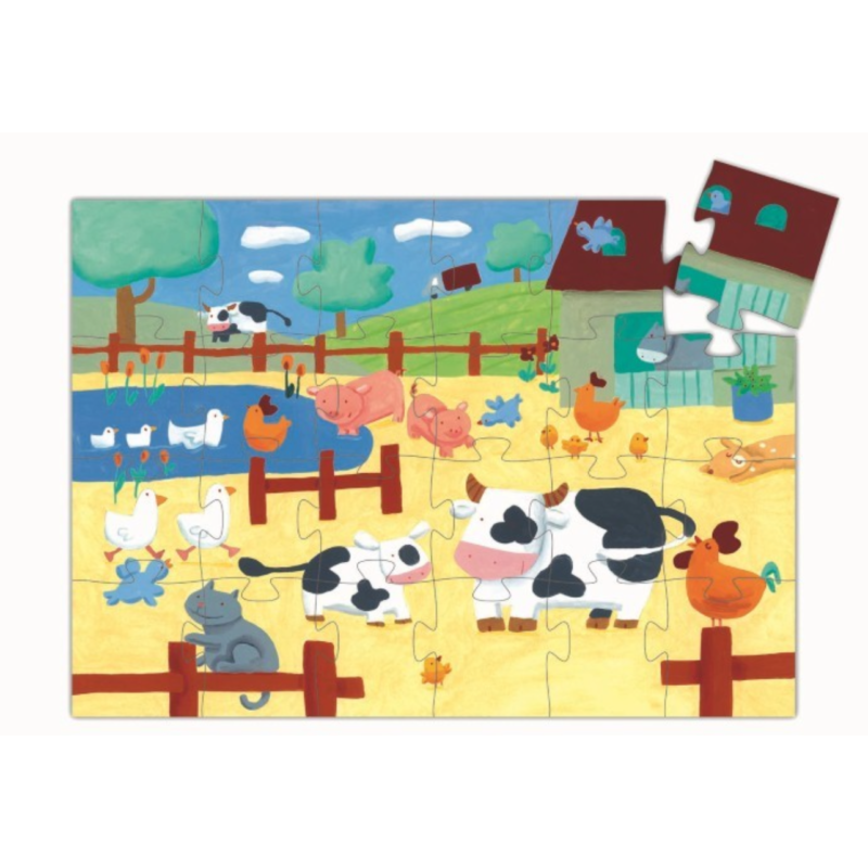 PUZZLE SILUETA LAS VACAS DJECO