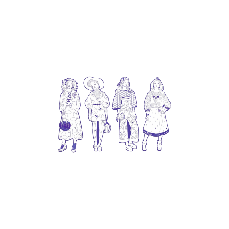 FIGURAS PARA COLOREAR. ZAHO & SUS AMIGAS DJECO
