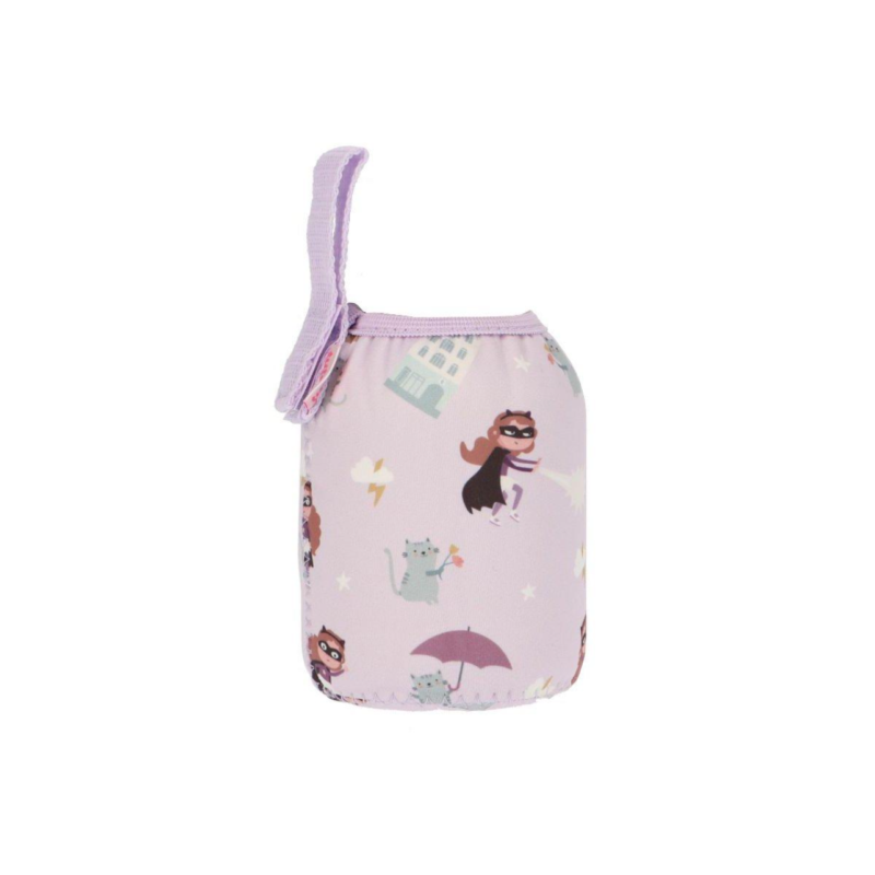 FUNDA NEOPRENO BOTELLA 350ML FANTASTIC GIRL