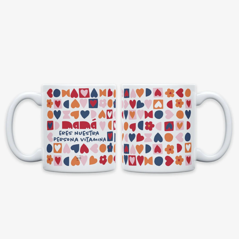 KIT TAZA + CALCETINES MAMÁ, ERES NUESTRA PERSONA VITAMINA UO