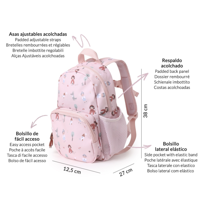 MOCHILA INFANTIL LITTLE RED TUTETE
