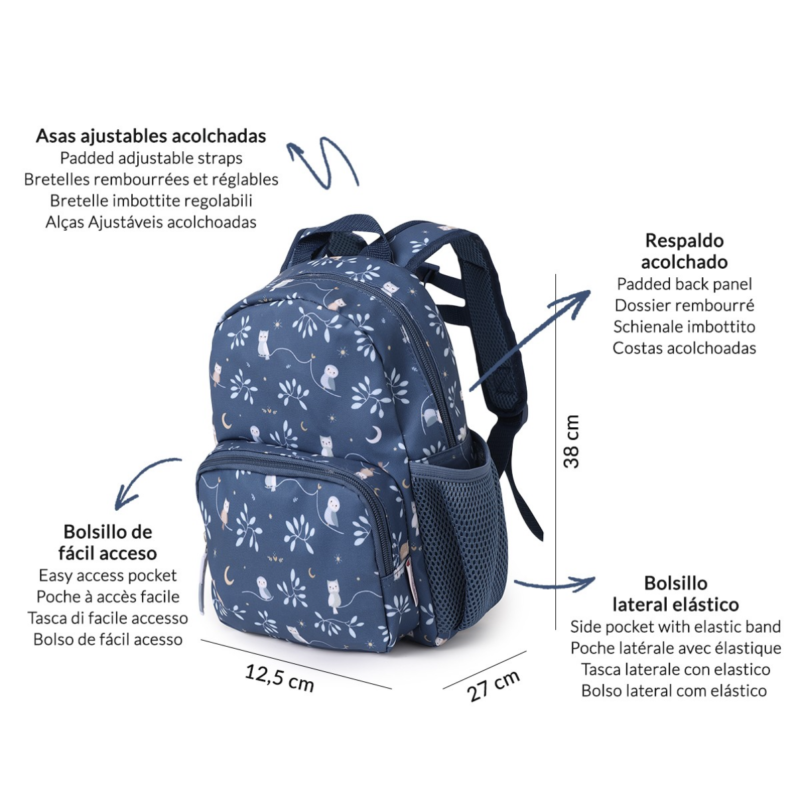 MOCHILA INFANTIL MAGICAL FOREST TUTETE