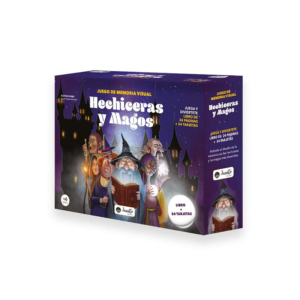 HECHICERAS Y MAGOS. JUEGO DE MEMORIA VISUAL + LIBRO JUANITO BOOKS