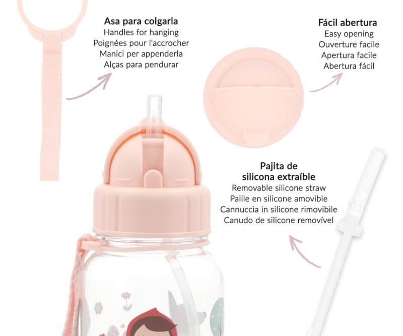 BOTELLA PLÁSTICO LITTLE RED TUTETE