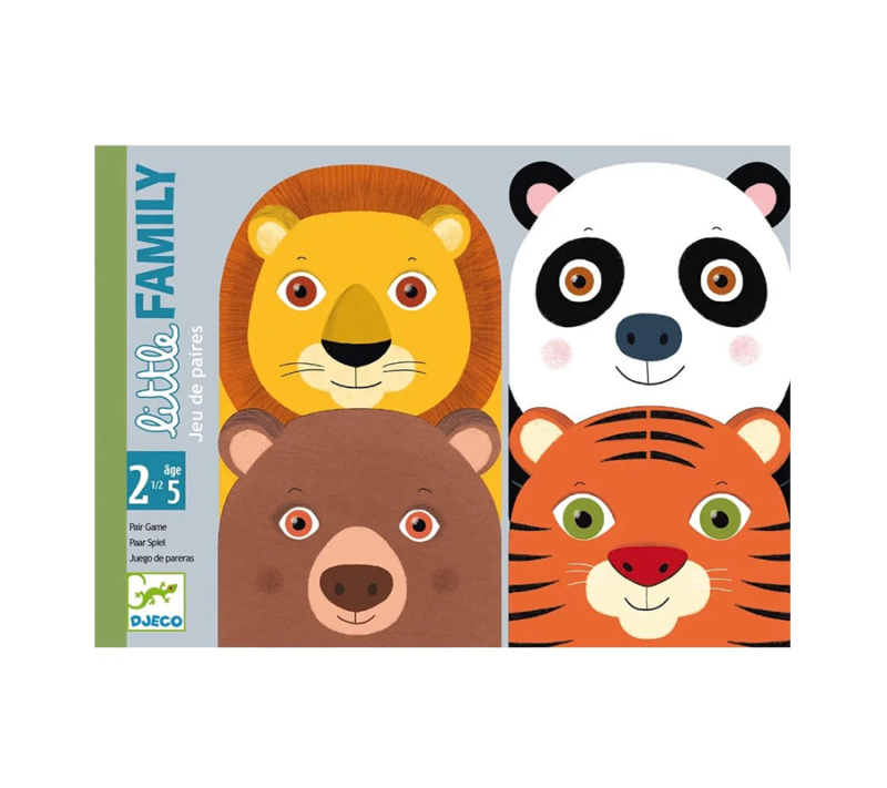 JUEGO DE CARTAS LITTLE FAMILY DJECO