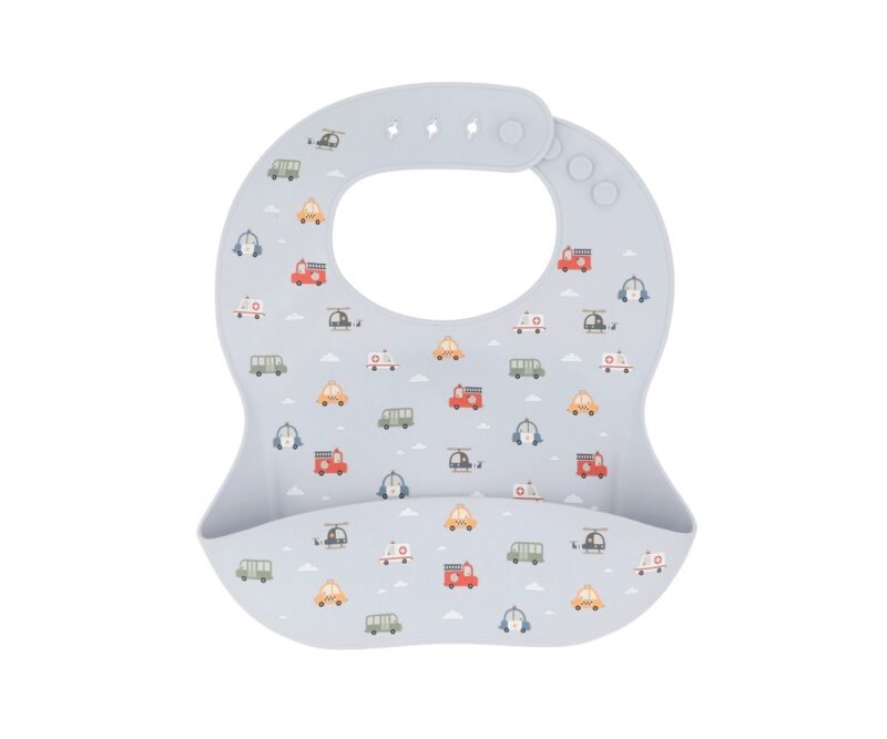BABERO SILICONA CITY CARS TUTETE