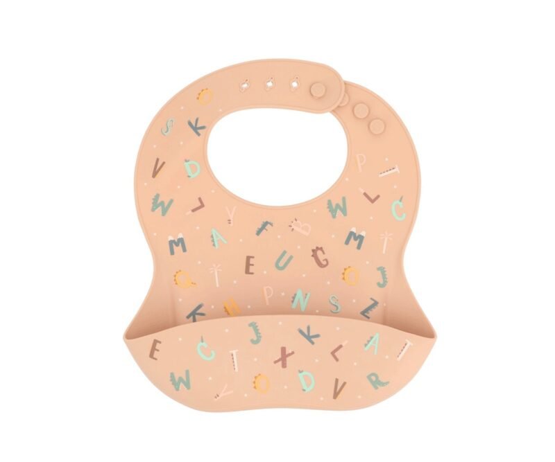 BABERO SILICONA FUNNY LETTERS TUTETE