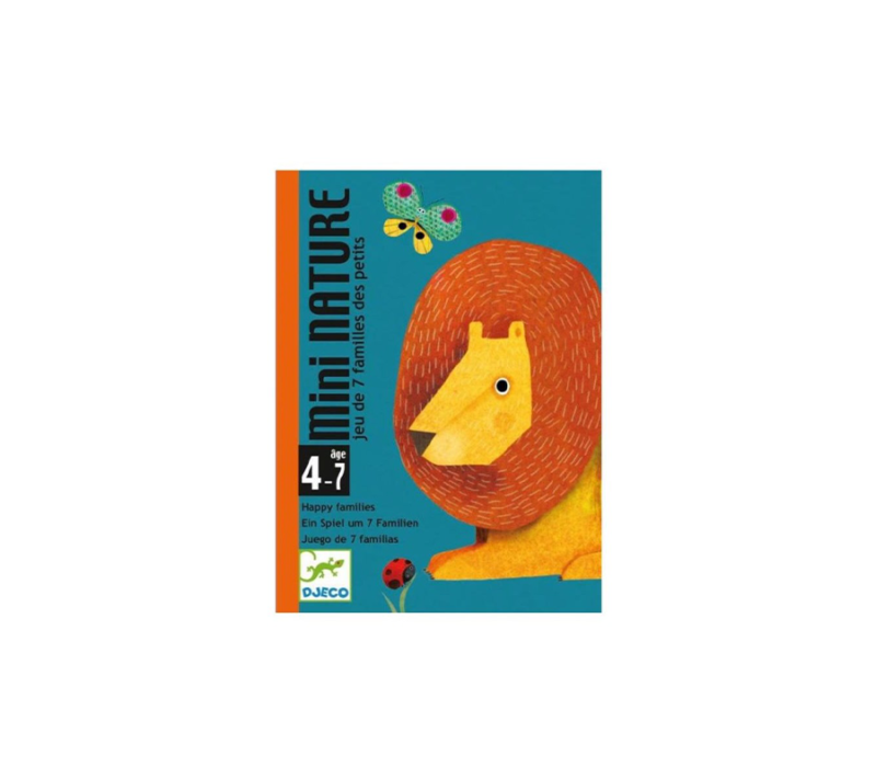 JUEGO DE CARTAS MINI NATURE DJECO
