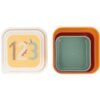 3 CAJAS ALMUERZO FUNNY LETTERS TUTETE