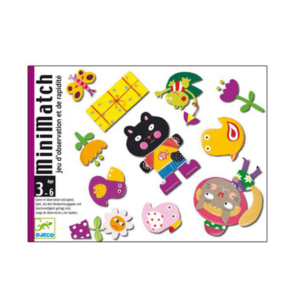 JUEGO DE CARTAS MINIMATCH DJECO