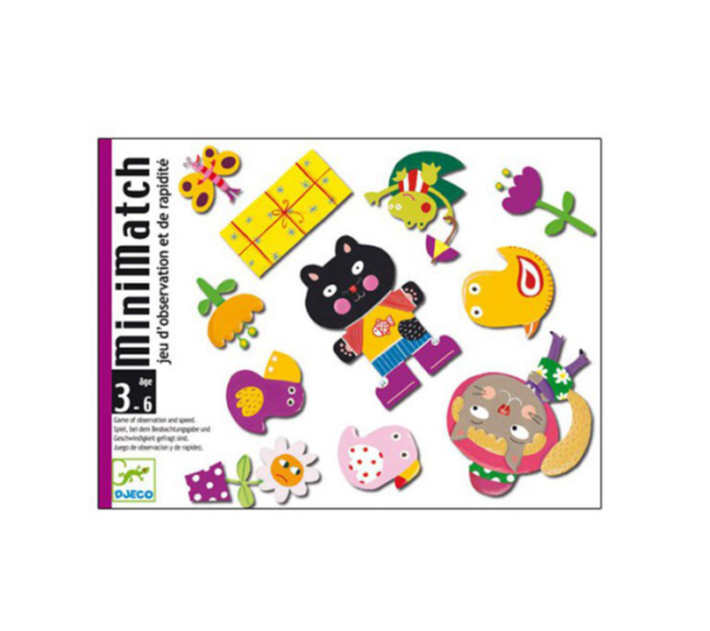 JUEGO DE CARTAS MINIMATCH DJECO
