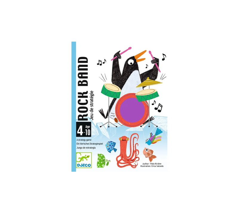 9 JUEGO DE CARTAS ROCK BAND DJECO