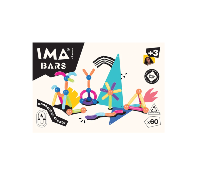 2 IMABARS 60 PZAS. BRAINTOYS
