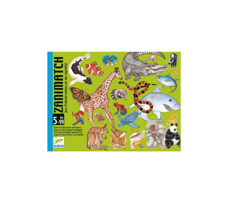 JUEGO DE CARTAS ZANIMATCH DJECO