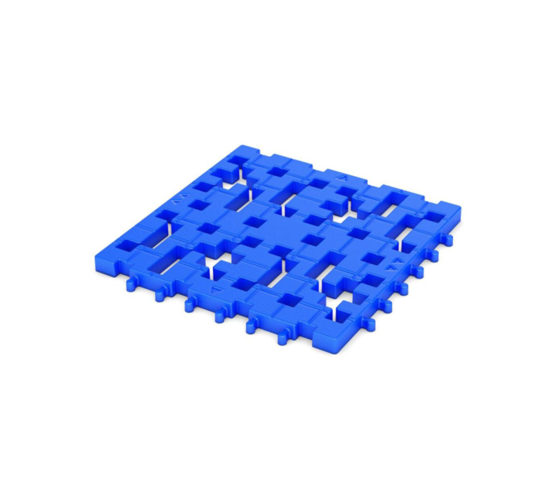 MELI BASIC BASE PLATAFORMA 6 PZAS. AZUL