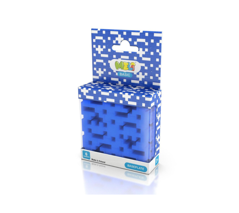 MELI BASIC BASE PLATAFORMA 6 PZAS. AZUL