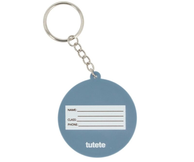 LLAVERO SILICONA STAR BLUE TUTETE