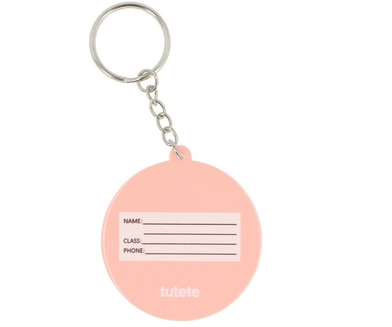 LLAVERO SILICONA STAR PINK TUTETE