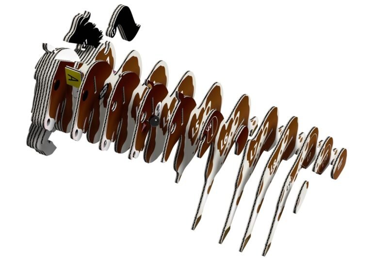 PUZZLE 3D 134 HORSE EUGY