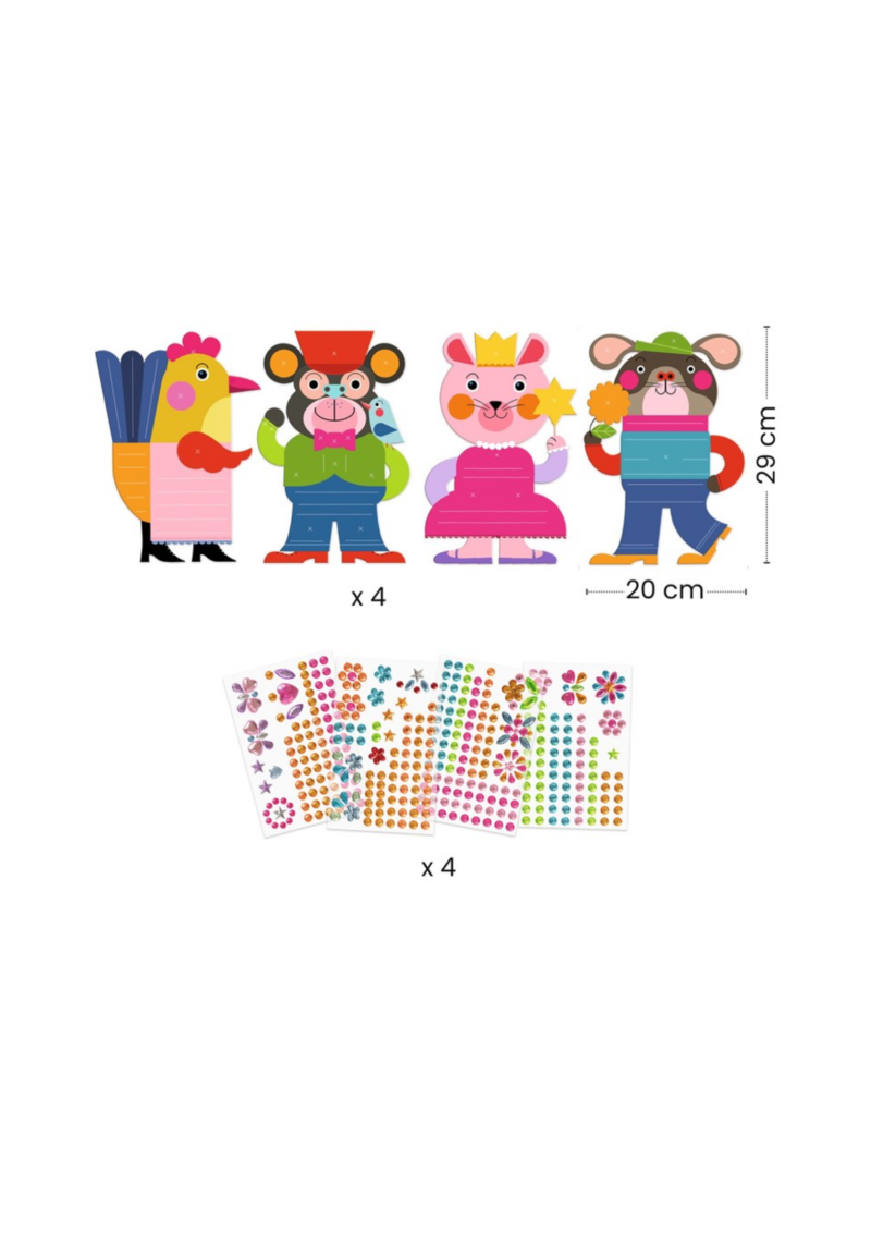 CREAR CON PEGATINAS RESPLANDECIENTES DJECO