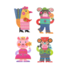 CREAR CON PEGATINAS RESPLANDECIENTES DJECO