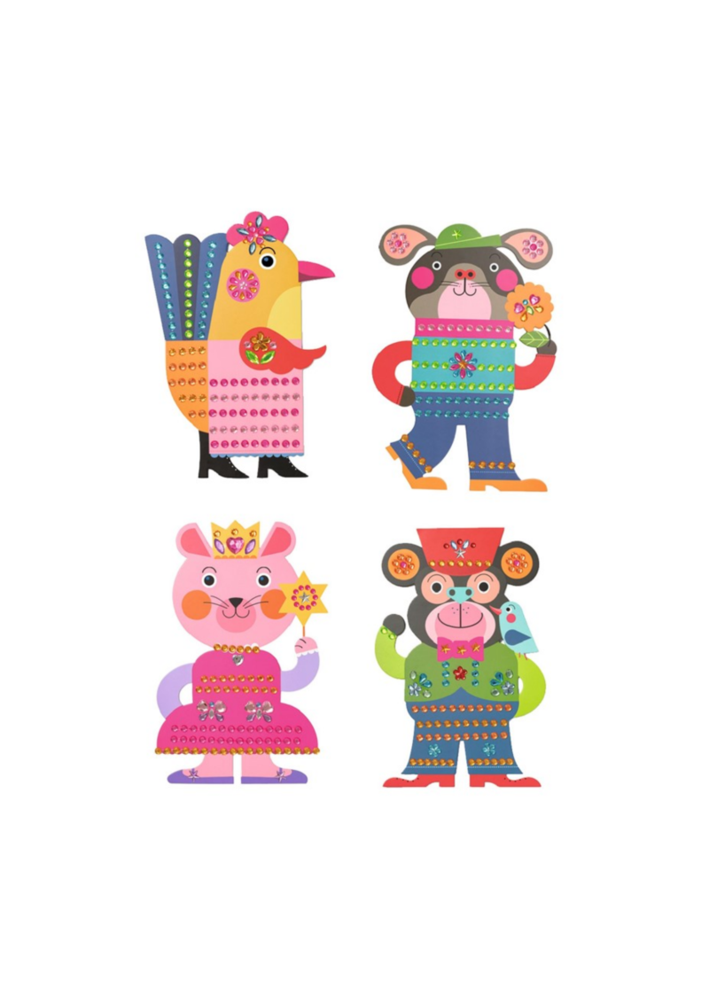 CREAR CON PEGATINAS RESPLANDECIENTES DJECO