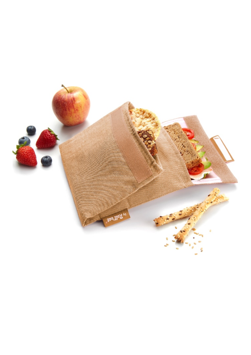 SNACK'N'GO DUO NATURE MARRÓN
