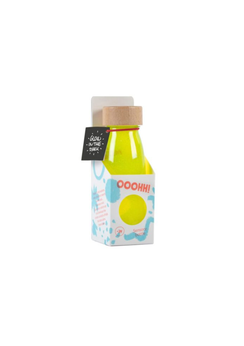 BOTELLA SENSORIAL FLOAT FLUO YELLOW PETIT BOUM