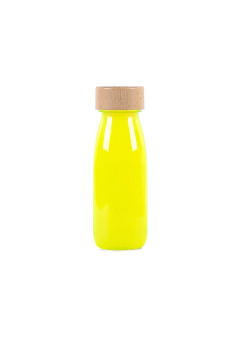 BOTELLA SENSORIAL FLOAT FLUO YELLOW PETIT BOUM