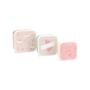 3 CAJAS ALMUERZO BLOSSOM BIRDS TUTETE