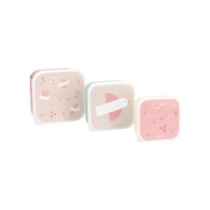 3 CAJAS ALMUERZO BLOSSOM BIRDS TUTETE