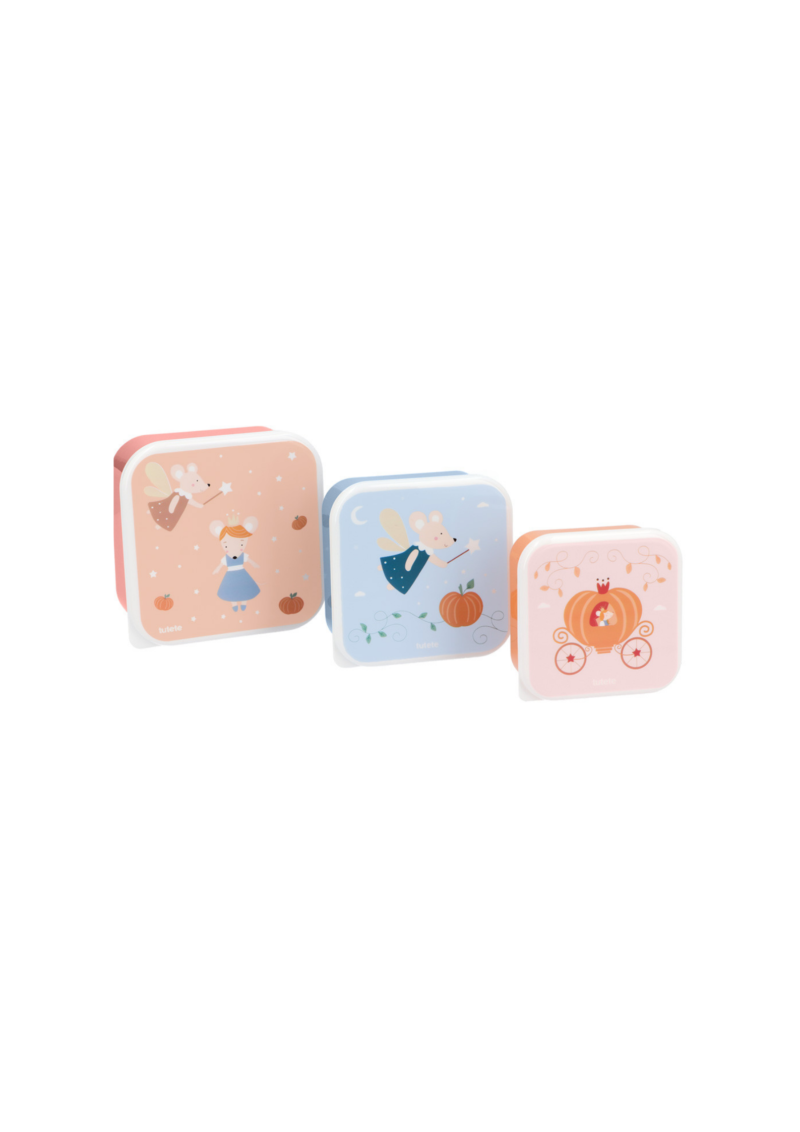 3 CAJAS ALMUERZO MOUSE FAIRIES TUTETE