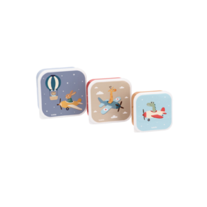 3 CAJAS ALMUERZO PLANES TUTETE