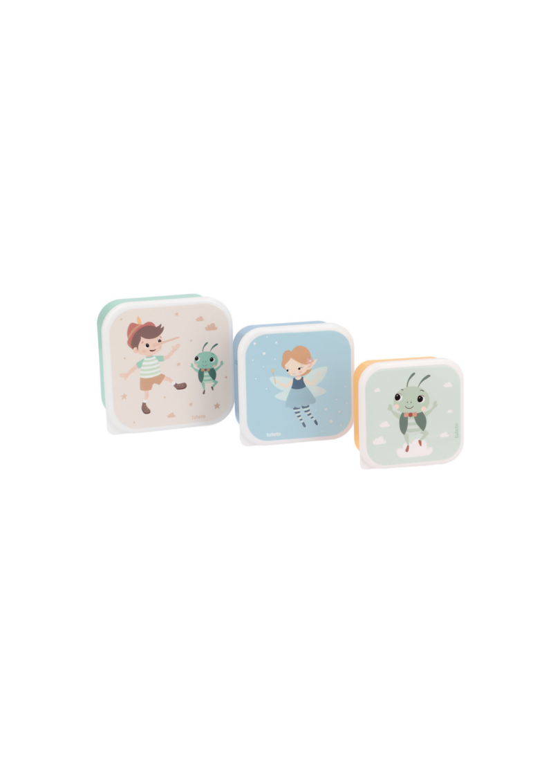 3 CAJAS ALMUERZO THE WOODEN BOY TUTETE