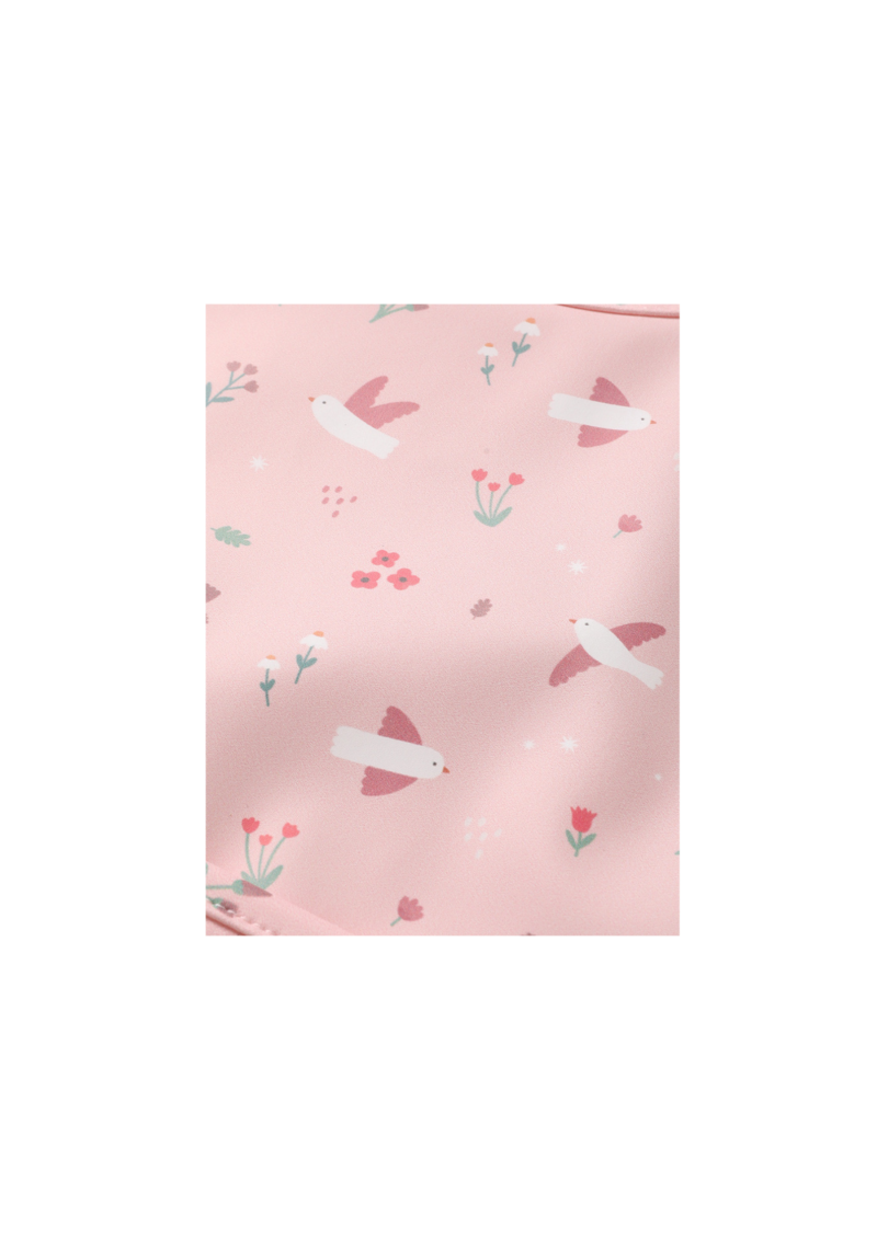 BABERO IMPERMEABLE BLOSSOM BIRDS TUTETE