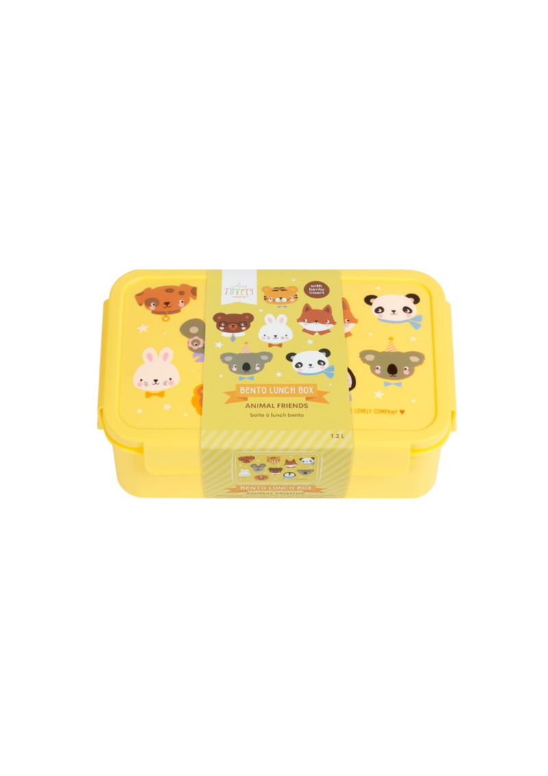 CAJA ALMUERZO BENTO ANIMALES A LITTLE LOVELY COMPANY