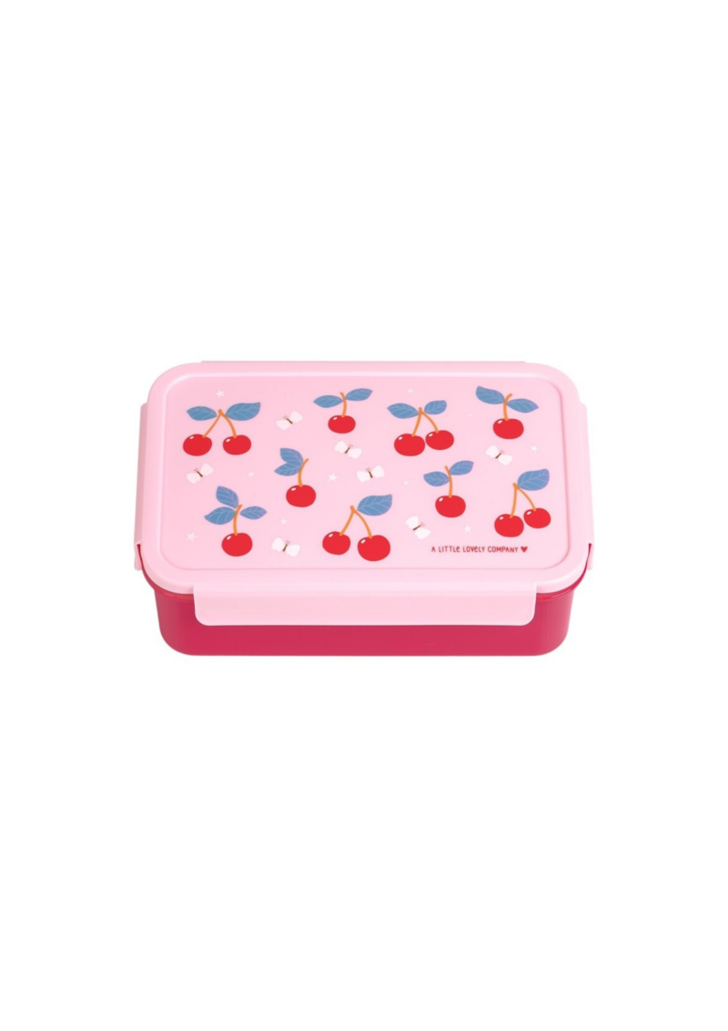 CAJA ALMUERZO BENTO CEREZAS A LITTLE LOVELY COMPANY