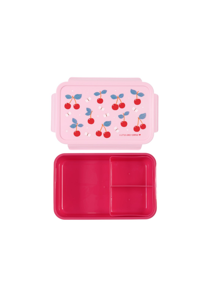 CAJA ALMUERZO BENTO CEREZAS A LITTLE LOVELY COMPANY